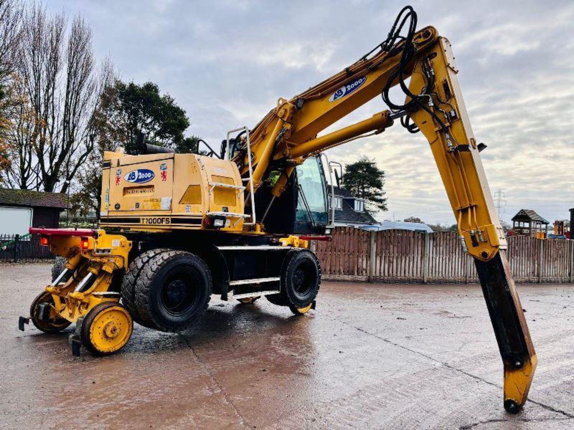 COLMAR T7000FS WHEELED EXCAVATOR C/W TELESCOPIC BOOM & RAILWAY GEAR  - Bild 7 aus 19