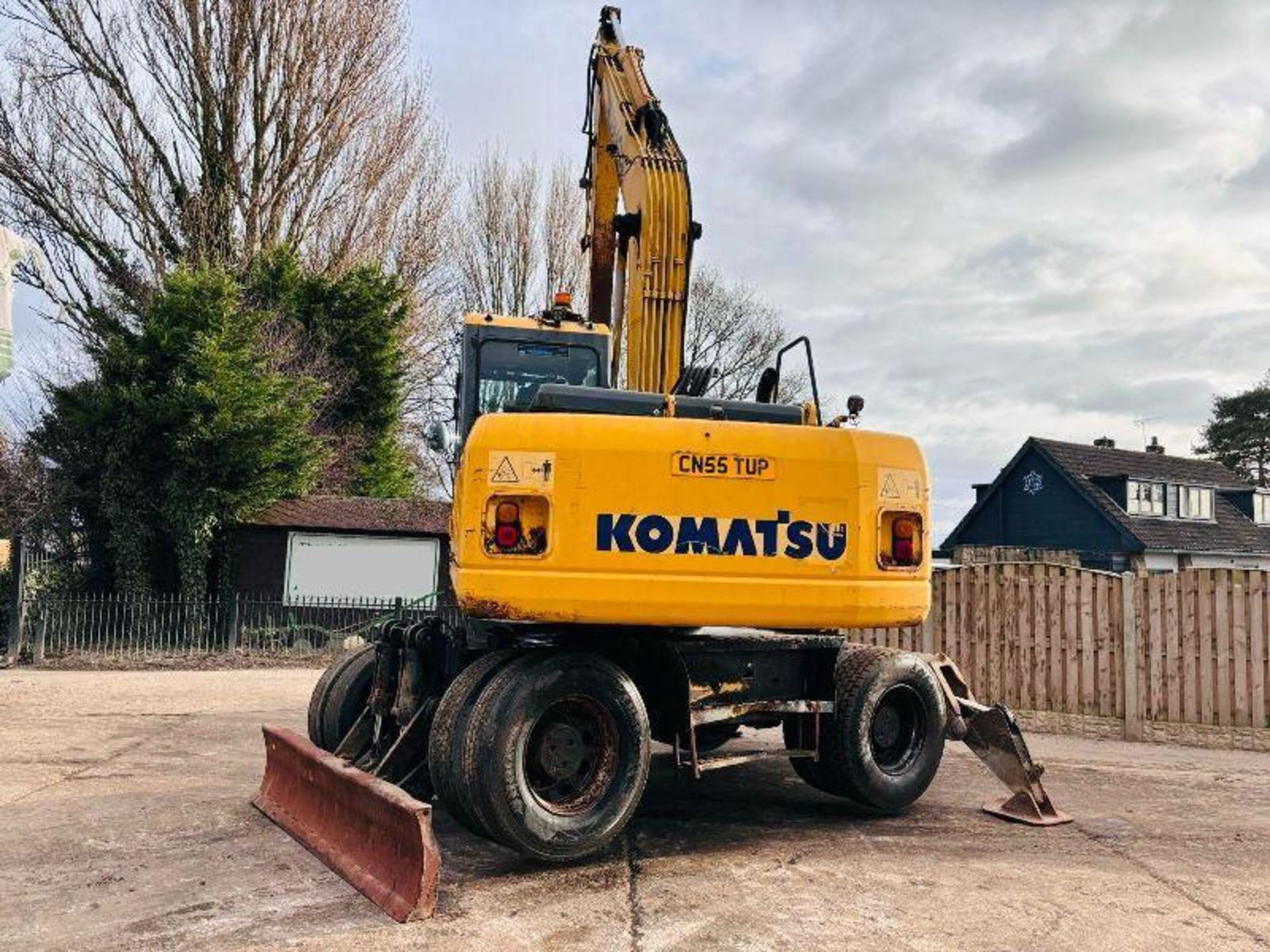 KOMATSU PW160ES-7K 4WD WHEELED EXCAVATOR C/W QUICK HITCH - Image 4 of 14