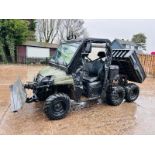 POLARIS RANGER 6WD UTV *YEAR 2012* C/W WINCH & SNOW PLOUGH