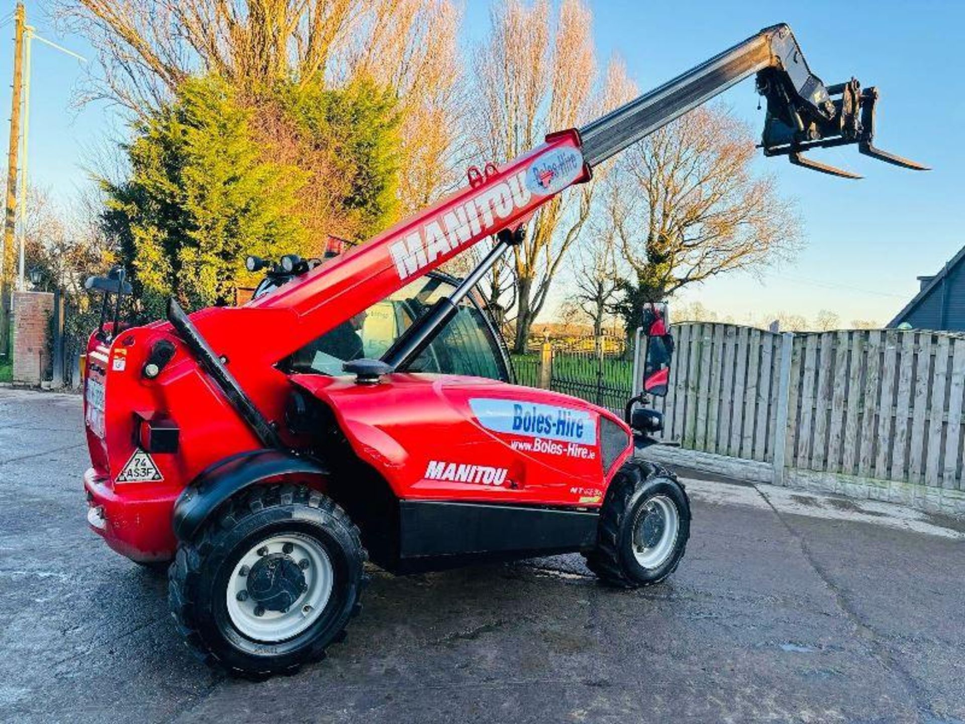 MANITOU MT625 COMFORT TURBO 4WD TELEHANDLER *YEAR 2018* C/W PALLET TINES  - Image 7 of 18