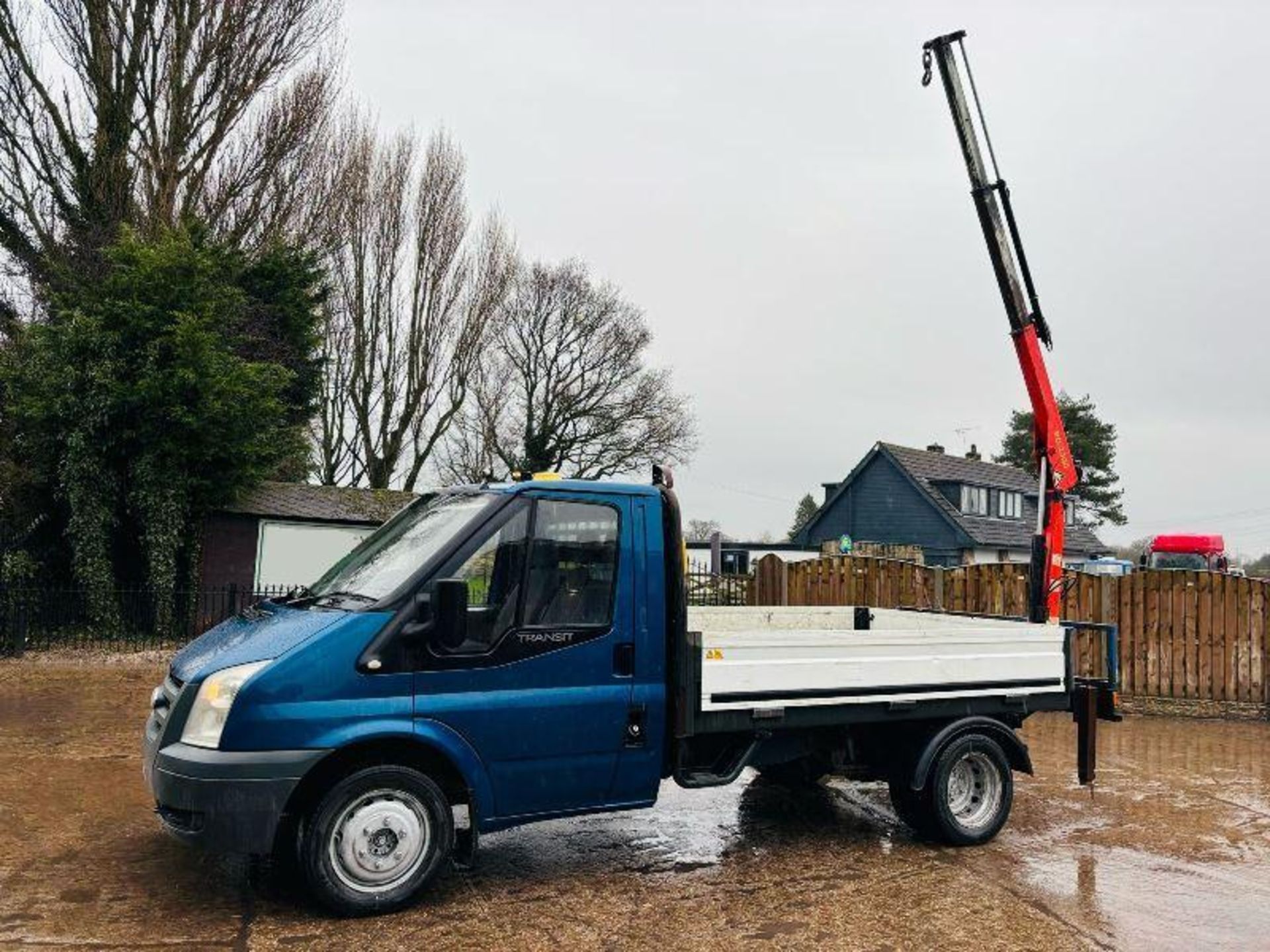 FORD TRANSIT 4X2 PICK UP C/W PALFINGER PC2300 CRANE  - Image 3 of 18