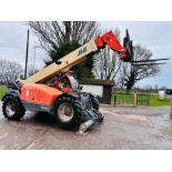 JLG 4013 4WD TELEHANDLER *13 METER REACH, 6283 HOURS* C/W PALLET TINES 