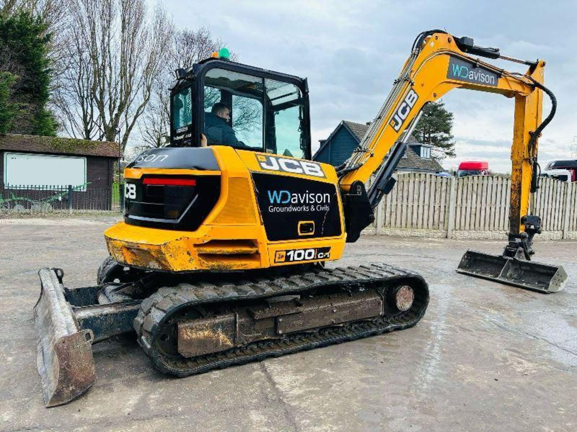 JCB 100C-1 TRACKED EXCAVATOR *YEAR 2017* C/W QUICK HITCH & BUCKET - Bild 15 aus 17