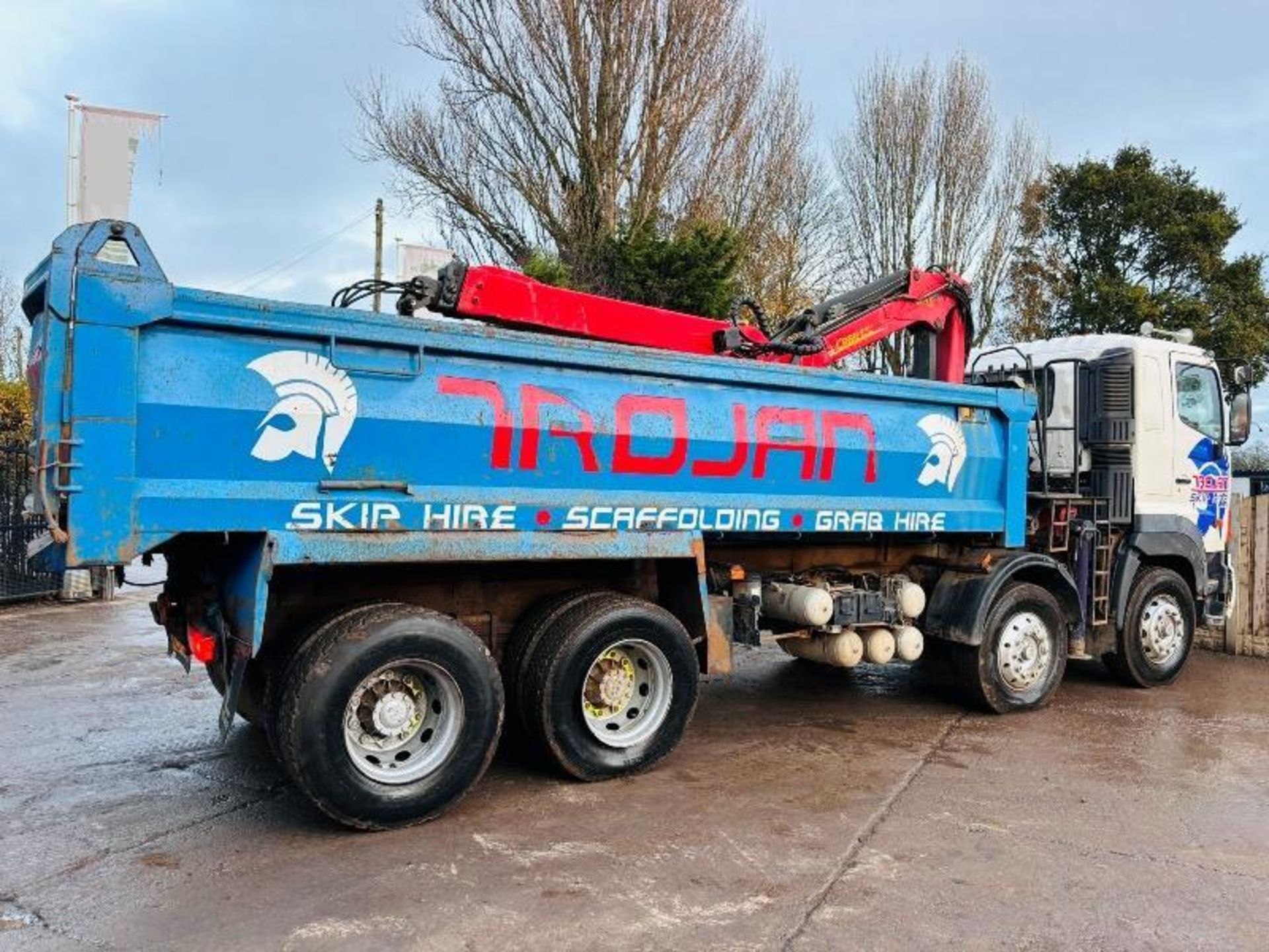 HINO FY1EUP 8X4 DOUBLE DRIVE TIPPER C/W MANUAL GEAR BOX, CRANE & GRAB - Bild 18 aus 20