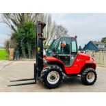 MANITOU M30-4 ROUGH TERRIAN 4WD FORKLIFT *YEAR 2014* C/W PICK UP HITCH