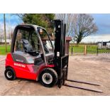 MANITOU MI25D CONTAINER SPEC FORKLIFT *YEAR 2018, 2660 HOURS* C/W SIDE SHIFT 