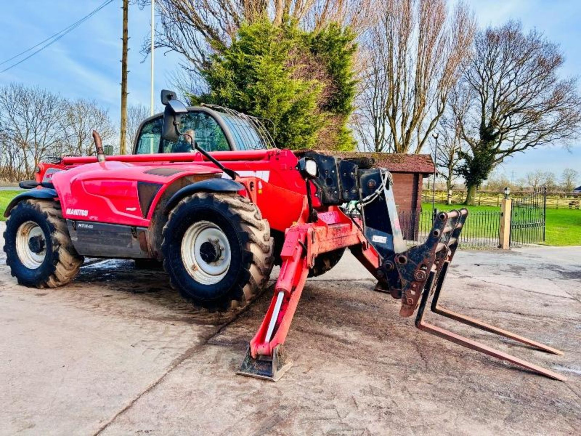 MANITOU MT1840 4WD TELEHANDLER *YEAR 2014* C/W PALLET TINES  - Bild 8 aus 16