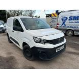 2019 69 PEUGEOT PARTNER PANEL VAN - 130K MILES - 3 SEATS - AIR CON - 1 KEY