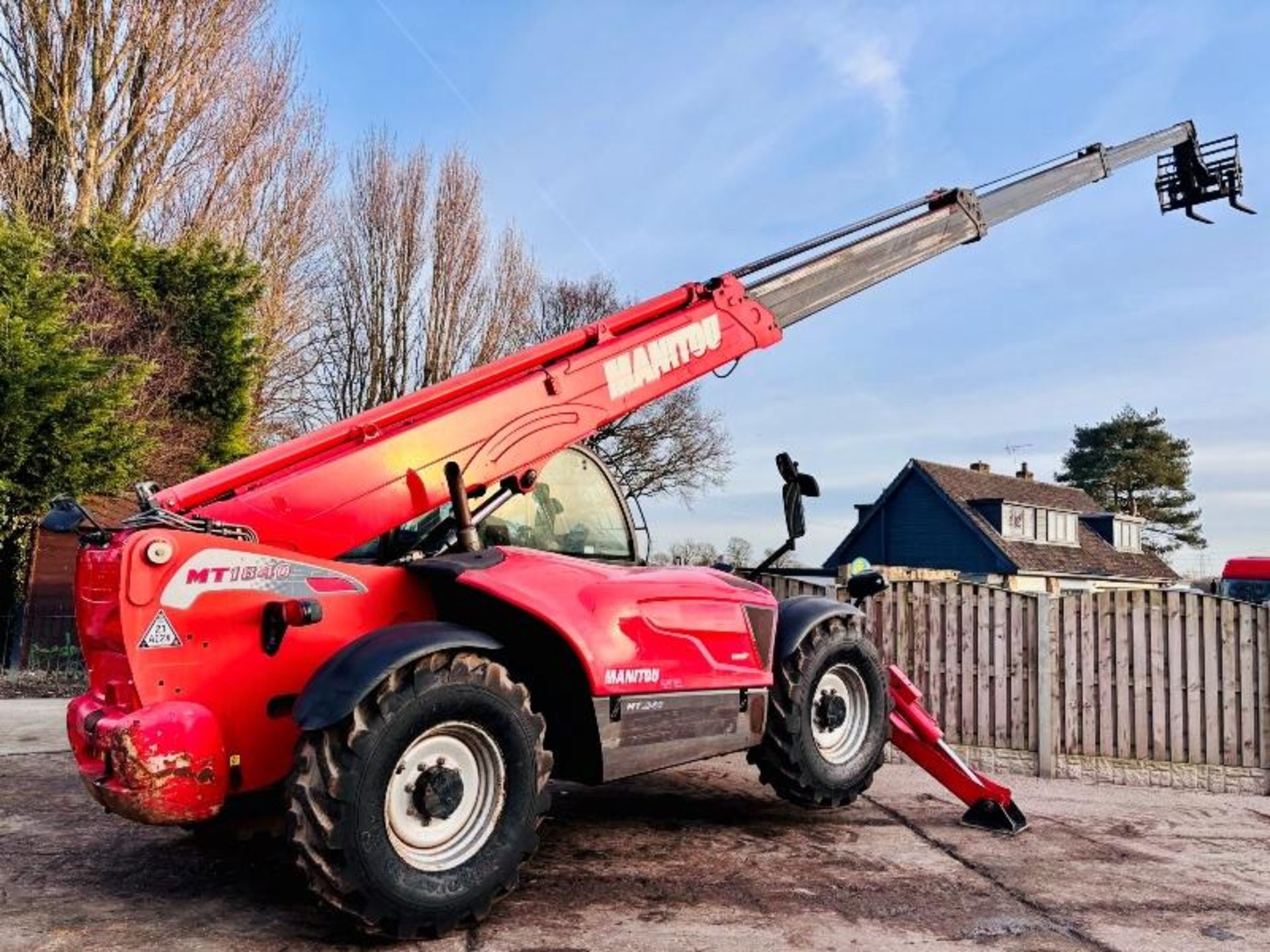 MANITOU MT1840 4WD TELEHANDLER *YEAR 2014* C/W PALLET TINES  - Bild 5 aus 16