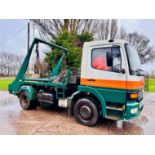 MERCEDES 1318 4X2 SKIP LORRY C/W REAR SUPPORT LEGS 