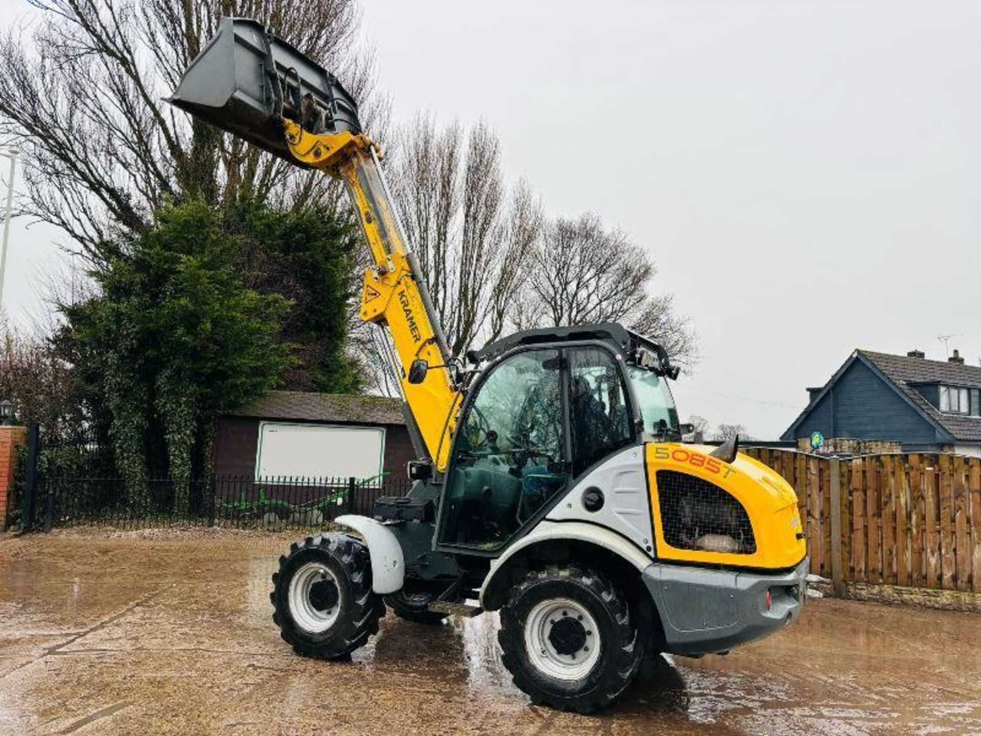 KRAMER 8085T 4WD TELEHANDLER *YEAR 2018* C/W BUCKET - Image 4 of 15