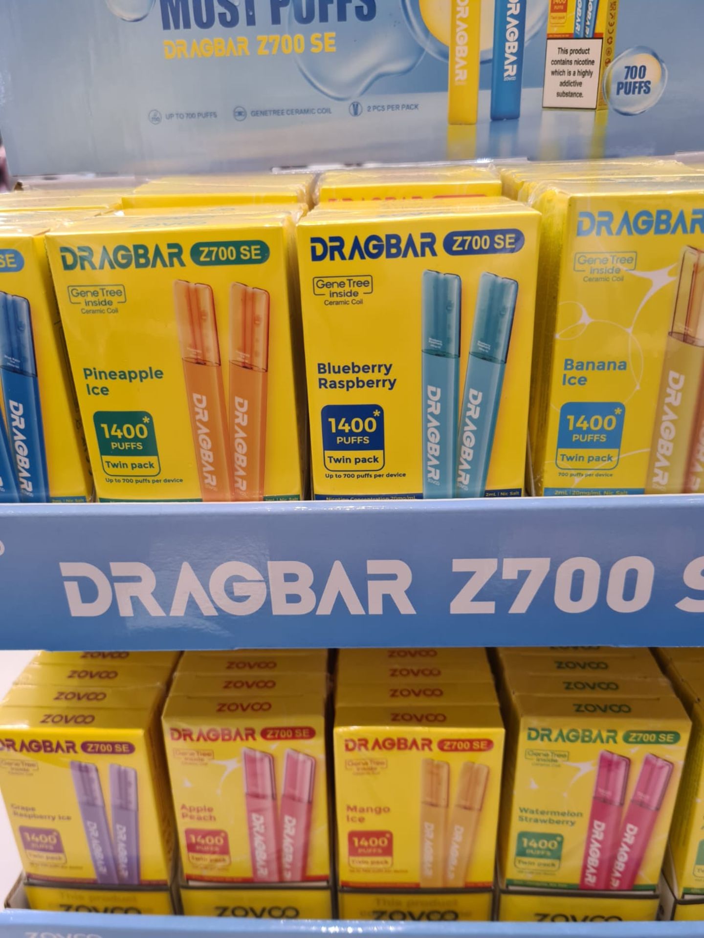 2000 x BRAND NEW DRAGBAR Z700 SE DISPOSABLE VAPES - 10 FLAVOURS INCLUDED (1000 PACKS) - Image 4 of 5