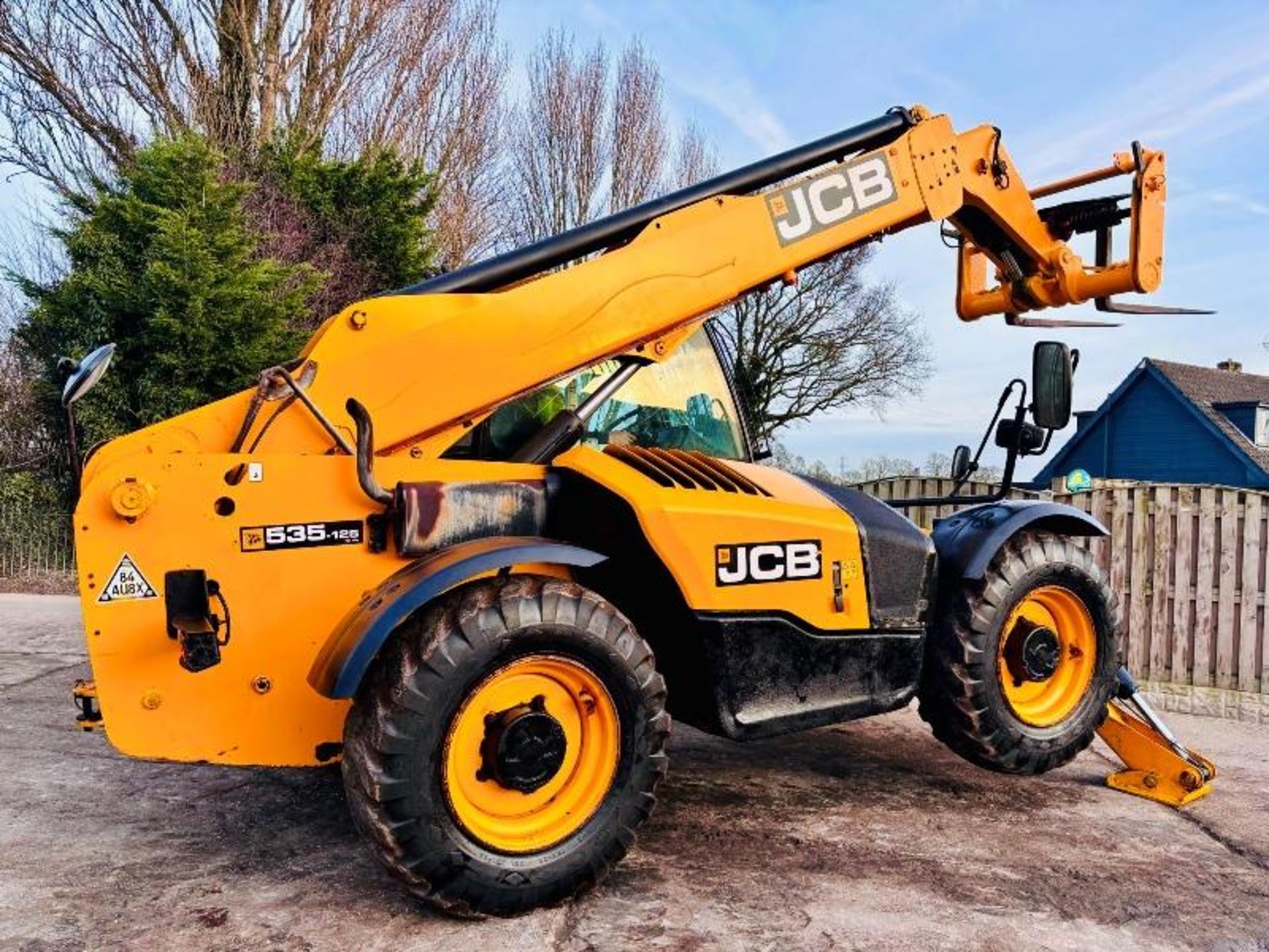 JCB 535-125HI VIZ 4WD TELEHANDLER *YEAR 2018, ONLY 1874 HOURS* C/W PALLET TINES - Bild 6 aus 18