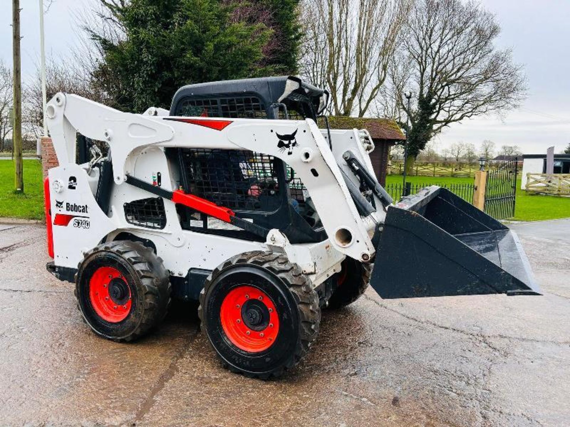 BOBCAT S740 SKIDSTEER *YEAR 2019, 3617 HOURS* C/W BUCKET  - Image 9 of 19