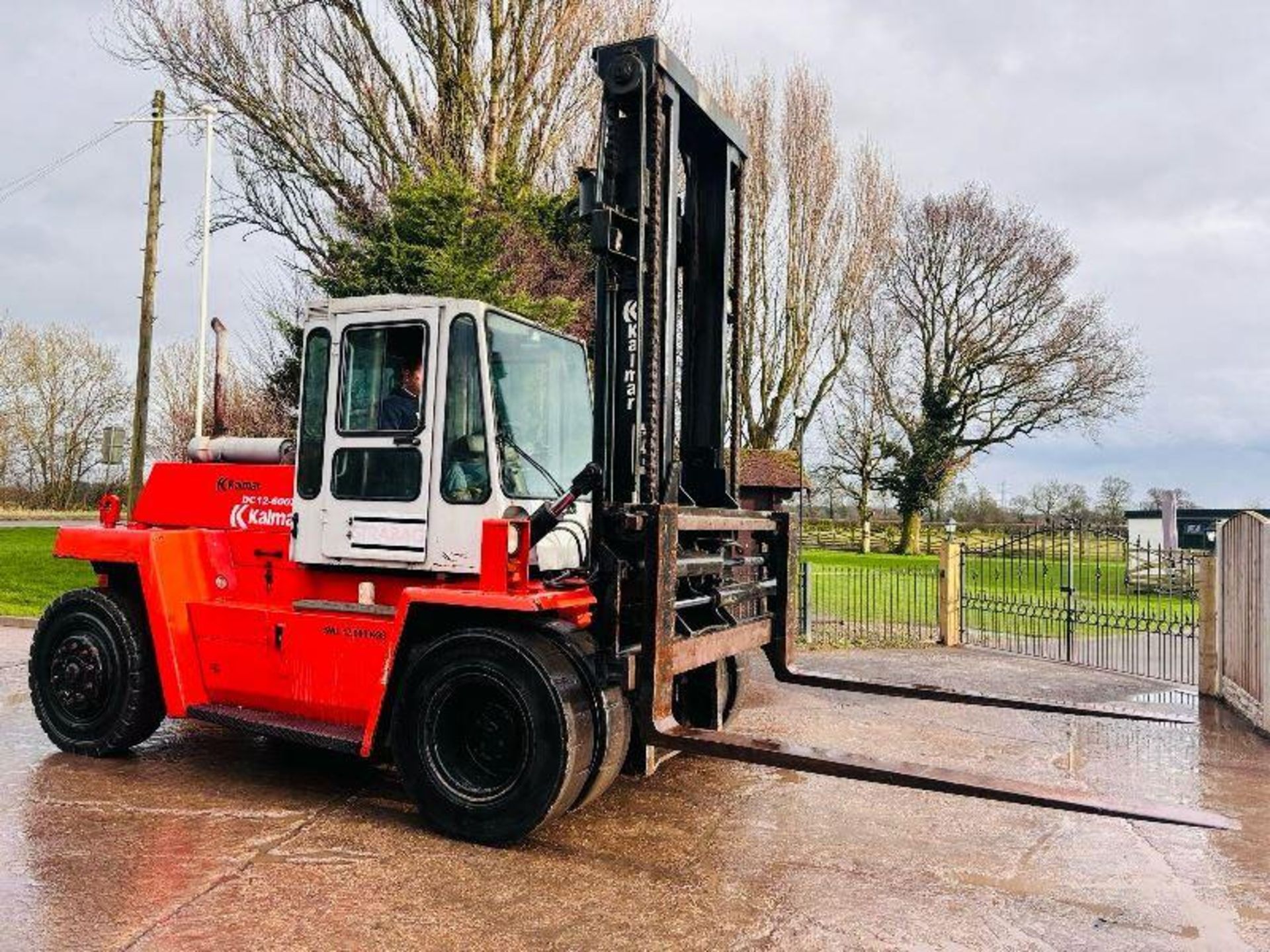 KALMAR DC12-600XL 12 TON FORKLIFT C/W TINE POSITIONER & SIDE SHIFT - Bild 3 aus 15