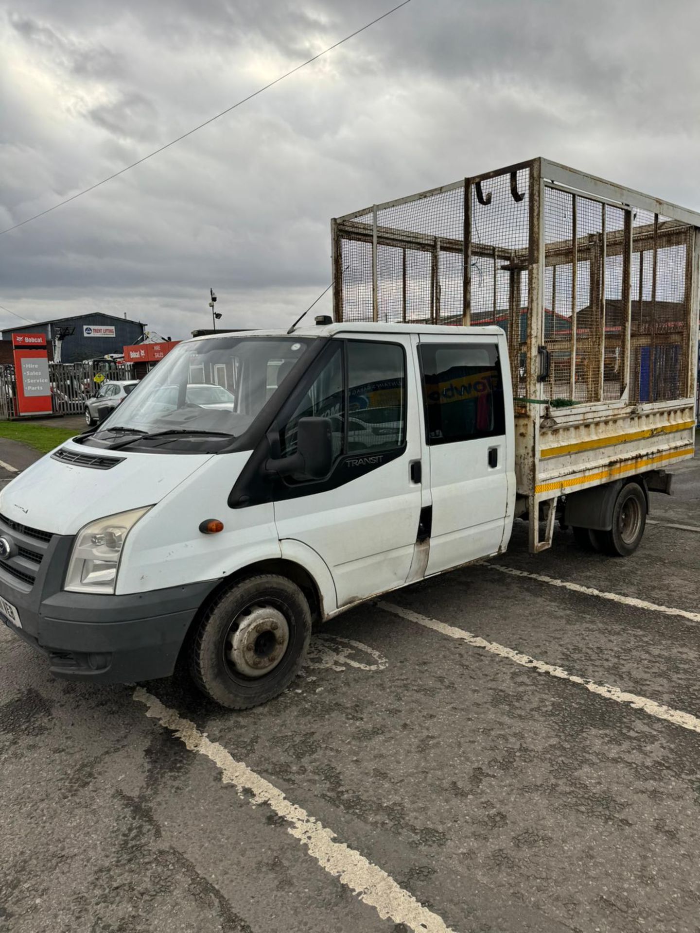 2011 11 FORD TRANSIT CREW CAB CAGED TIPPER - 204K MILES  - Bild 4 aus 9