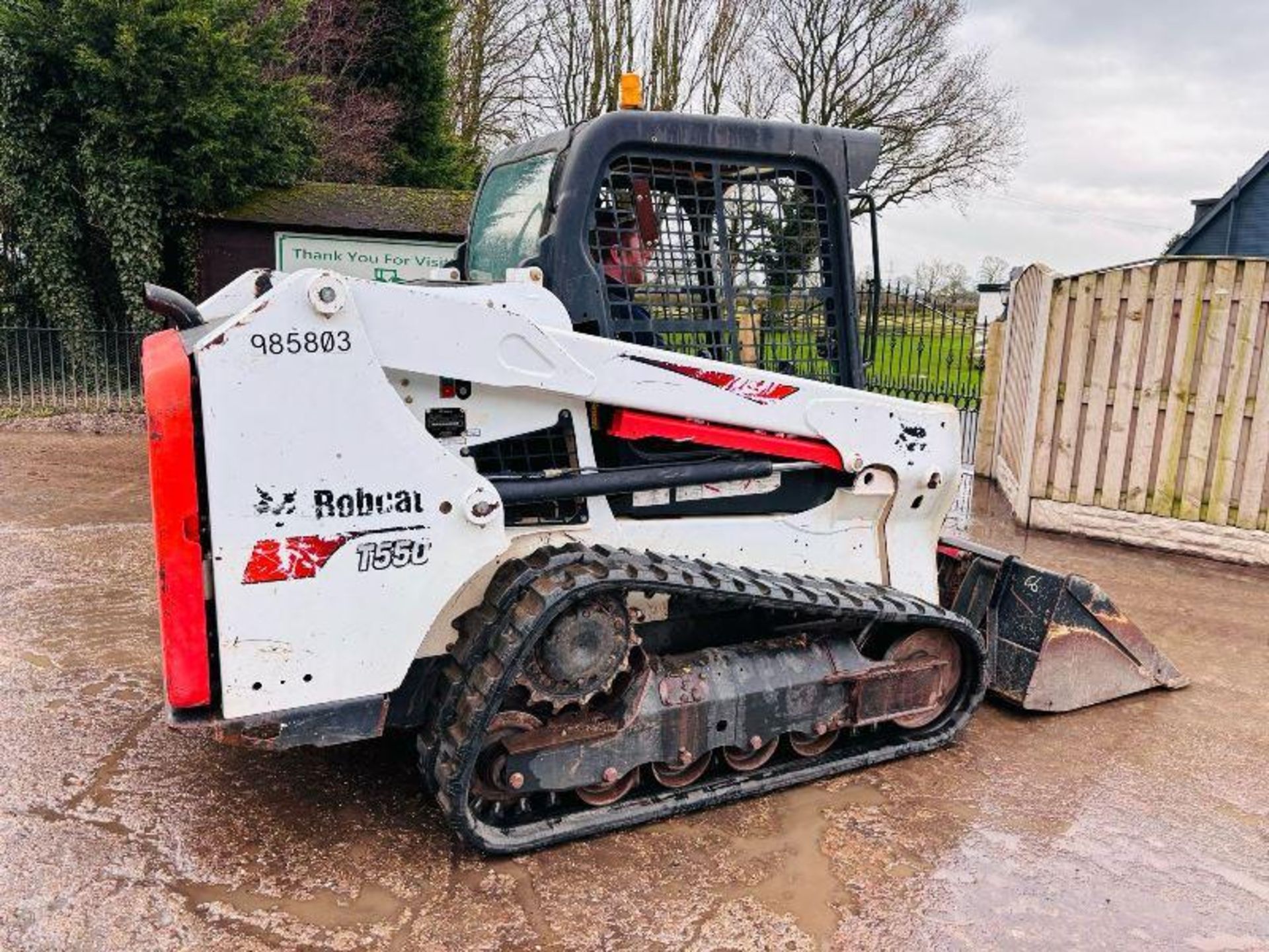 BOBCAT T550 TRACKED SKIDSTEER *YEAR 2017, 1630 HOURS* C/W BUCKET  - Bild 14 aus 18