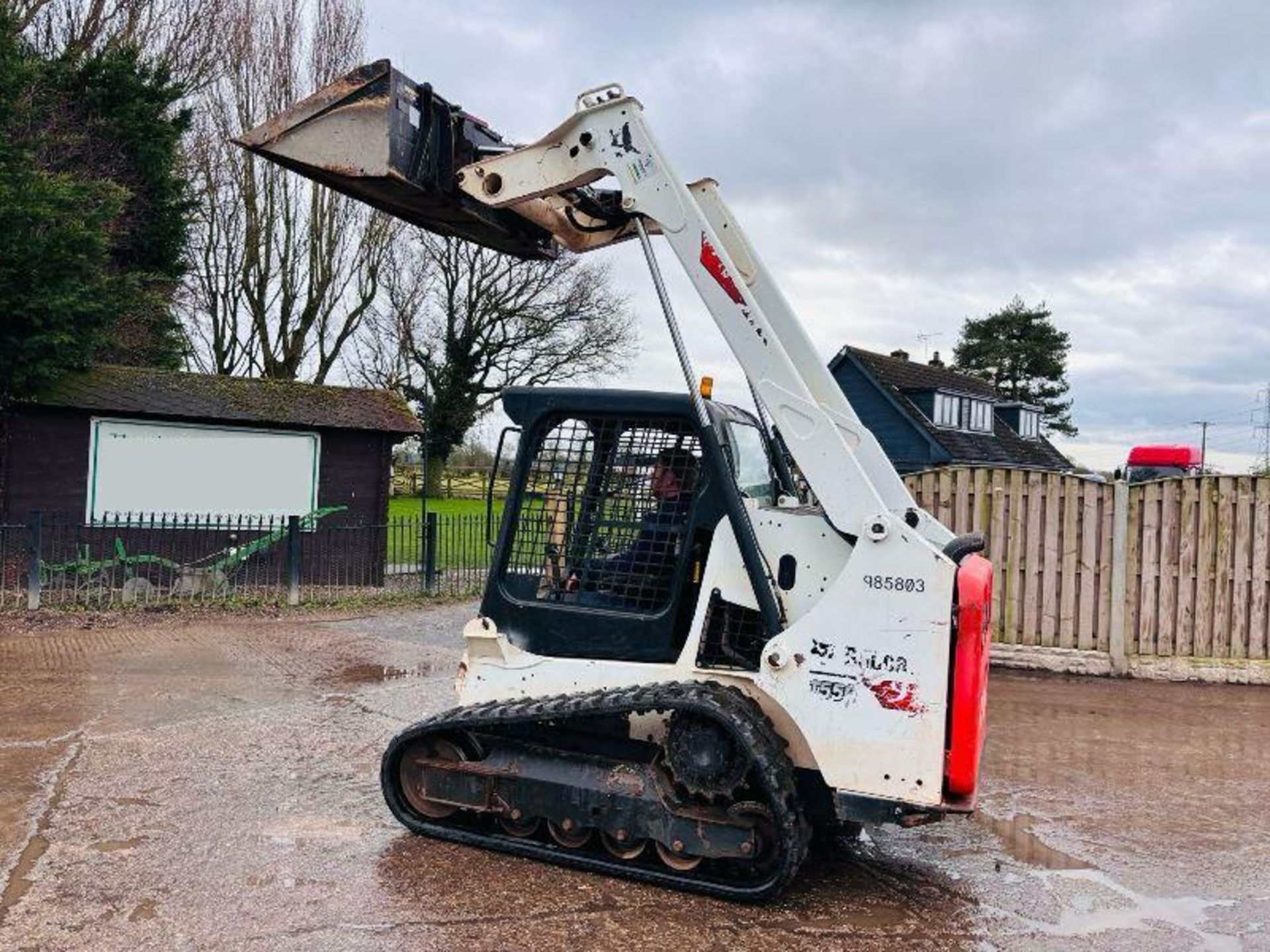 BOBCAT T550 TRACKED SKIDSTEER *YEAR 2017, 1630 HOURS* C/W BUCKET  - Bild 3 aus 18