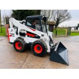 BOBCAT S740 SKIDSTEER *YEAR 2019, 3617 HOURS* C/W BUCKET 