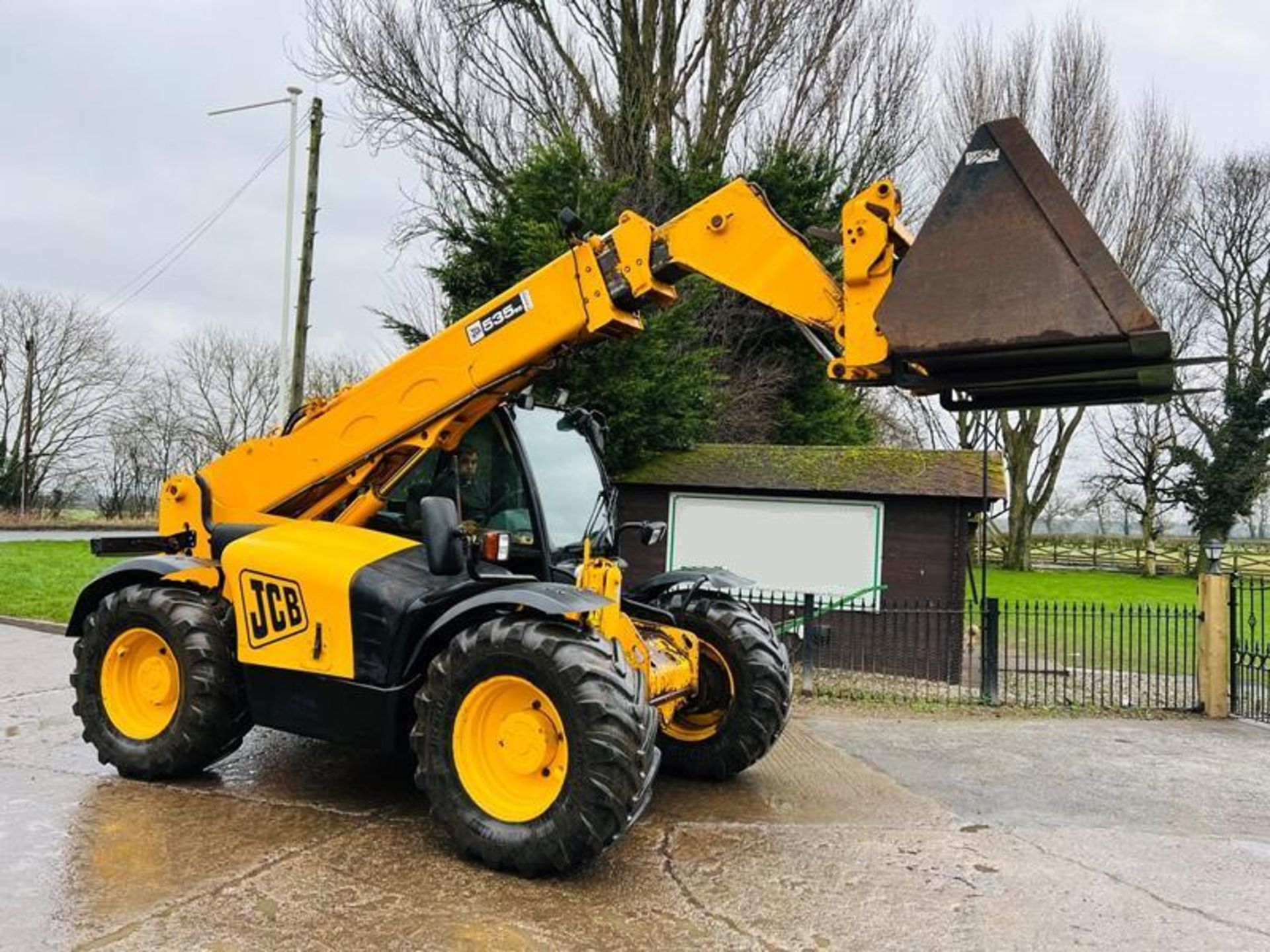 JCB 535-95 FARM SPECIAL 4WD TELEHANDLER C/W PUH, BUCKET & TINES - Bild 14 aus 14