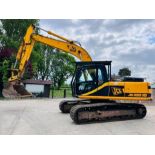 JCB JS220 TRACKED EXCAVATOR C/W QUICK HITCH & BUCKET - RECENTLY SERVICED.