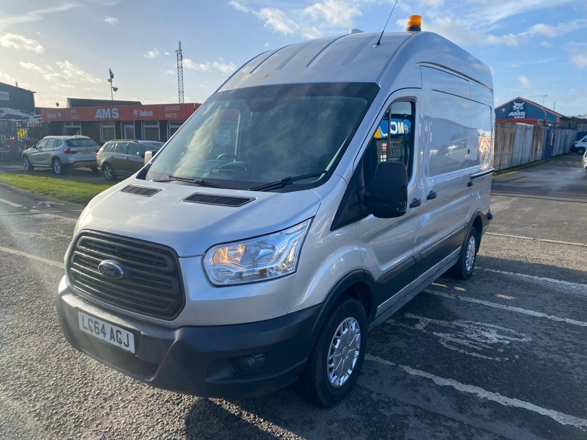 2014 64 FORD TRANSIT COMPRESSOR VAN - 168K MILES - PTO DRIVEN COMPRESSOR /GENERATOR