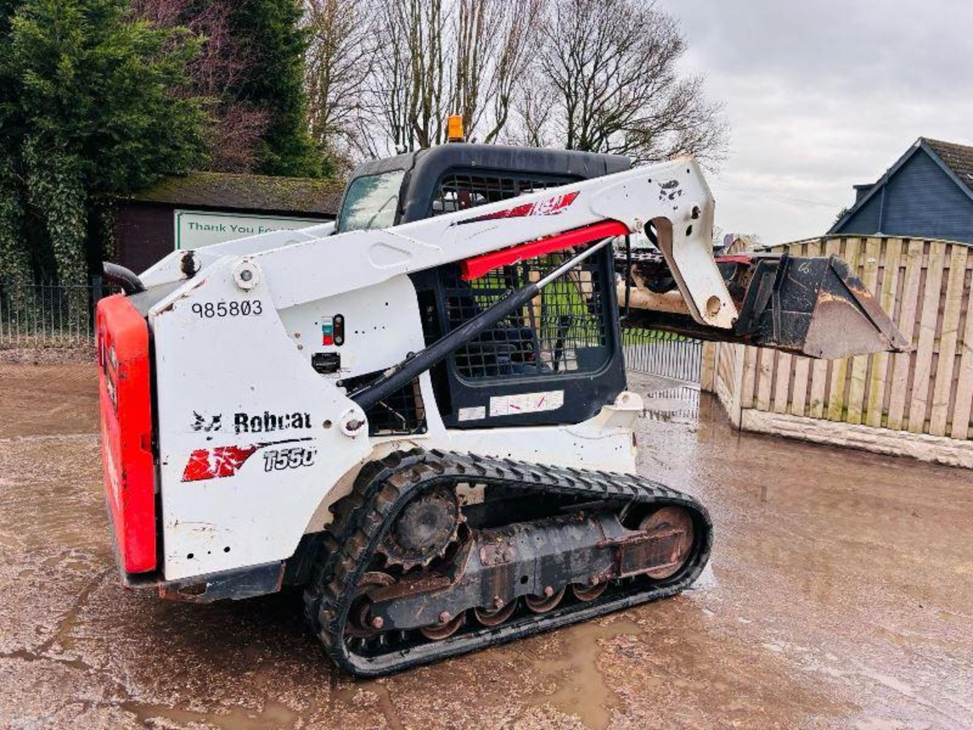 BOBCAT T550 TRACKED SKIDSTEER *YEAR 2017, 1630 HOURS* C/W BUCKET - Image 13 of 18