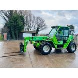 MERLO P38.13 4WD TELEHANDLER *13 METER REACH* C/W PALLET TINES