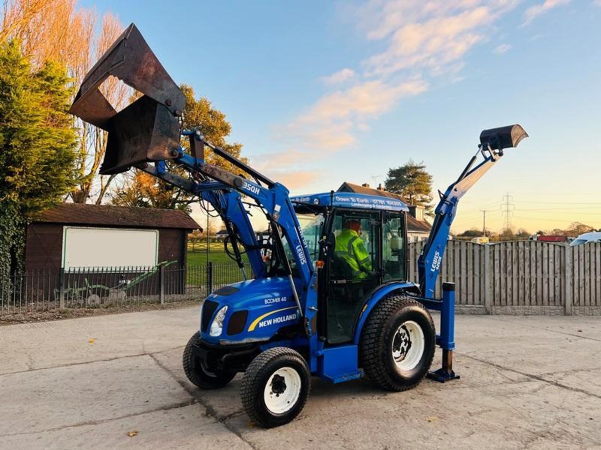 NEW HOLLAND BOOMER 40 4WD TRACTOR *YEAR 2014, ONLY 737 HRS* C/W LOADER & BACK TRACTOR - Image 18 of 19