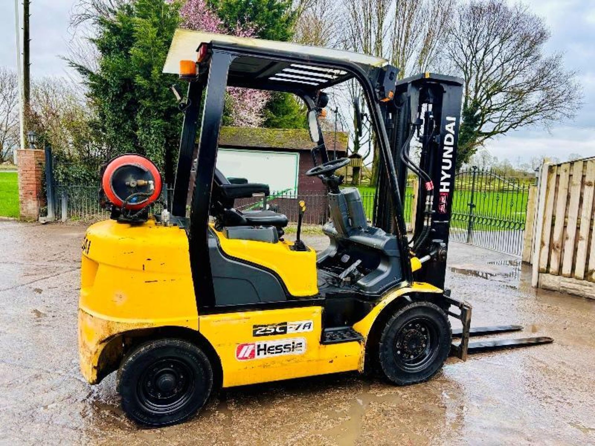 HYUNDAI 25L-7A FORKLIFT *YEAR 2016* C/W PALLET TINES  - Image 15 of 15