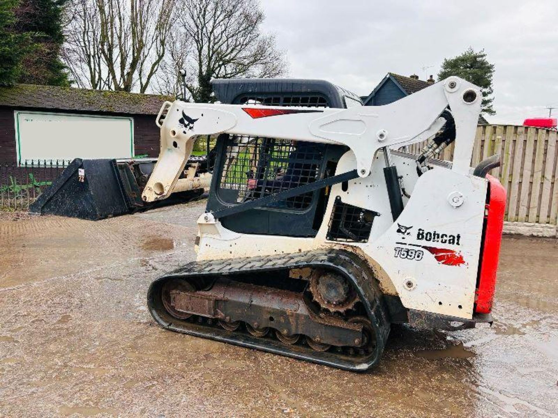 BOBCAT T590 TRACKED SKIDSTEER *YEAR 2019, 3554 HOURS* C/W BUCKET - Image 5 of 19