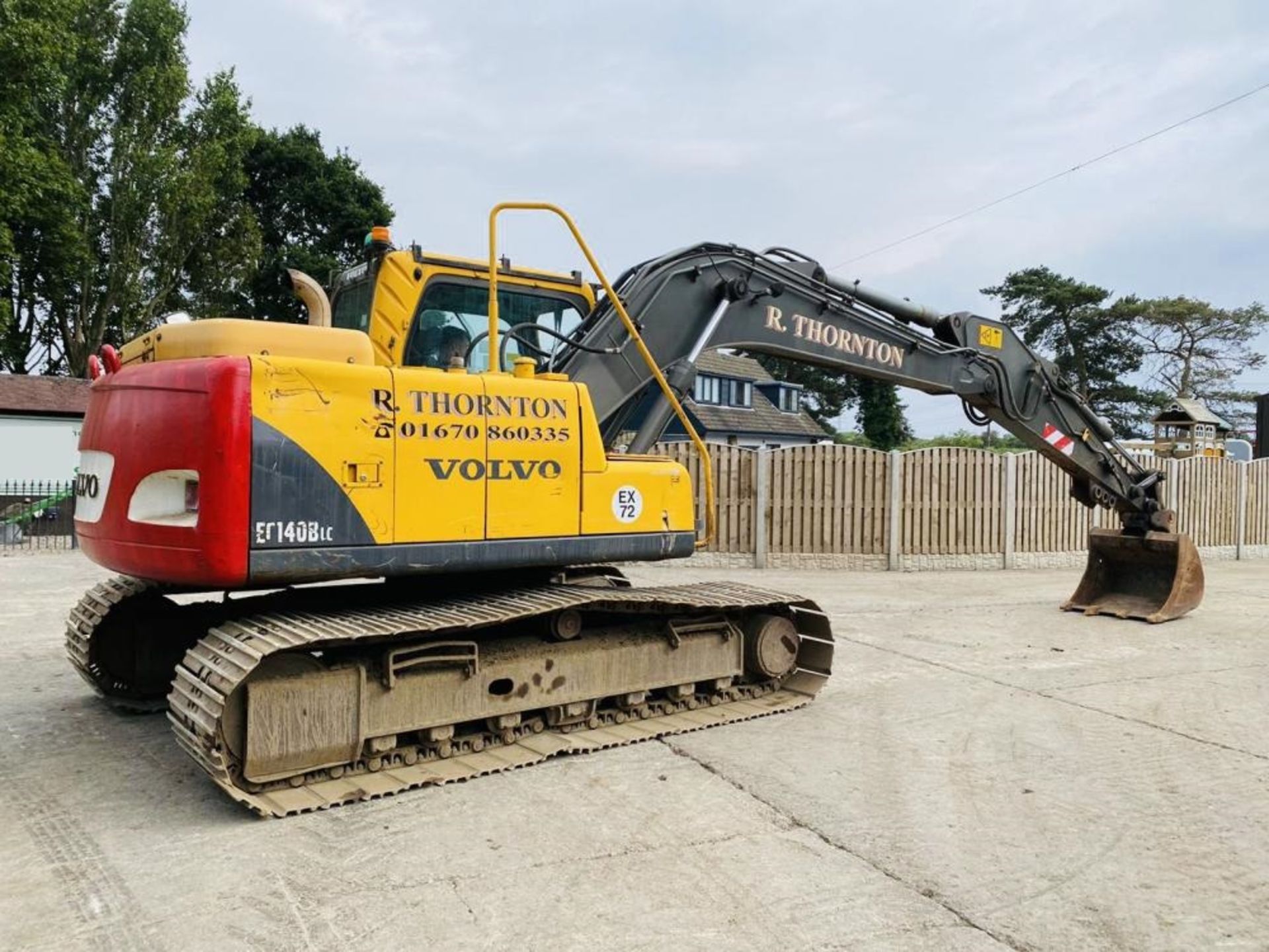 VOLVO EC140BLC TRACKED EXCAVATOR C/W QUICK HITCH - Image 5 of 17