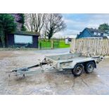 INDESPENSION TWIN AXLE PLANT TRAILER C/W LOADING RAMP 