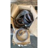 ONE BOX STEEL CIRCLES WITH FISH TAIL 100MM Q’TA