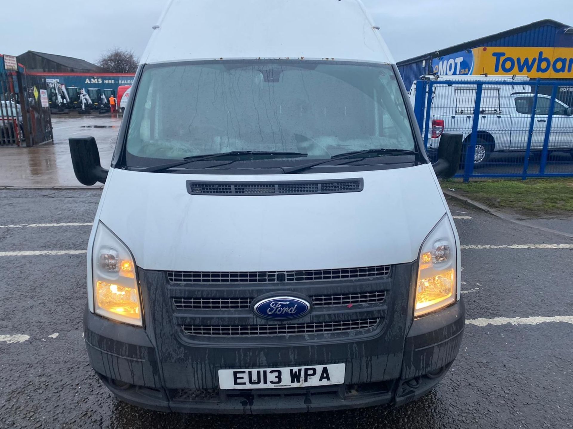 2013 13 FORD TRANSIT 350 WORKSHOP VAN - 113K MILES - 2.2 RWD - INTERNAL RACKING - ON BOARD ELECTRICS - Image 3 of 11