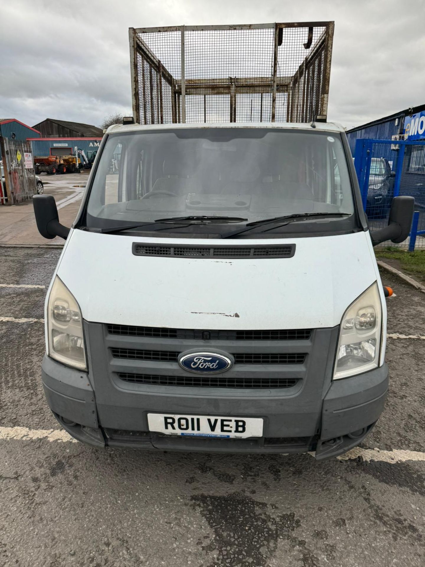 2011 11 FORD TRANSIT CREW CAB CAGED TIPPER - 204K MILES - Image 5 of 9