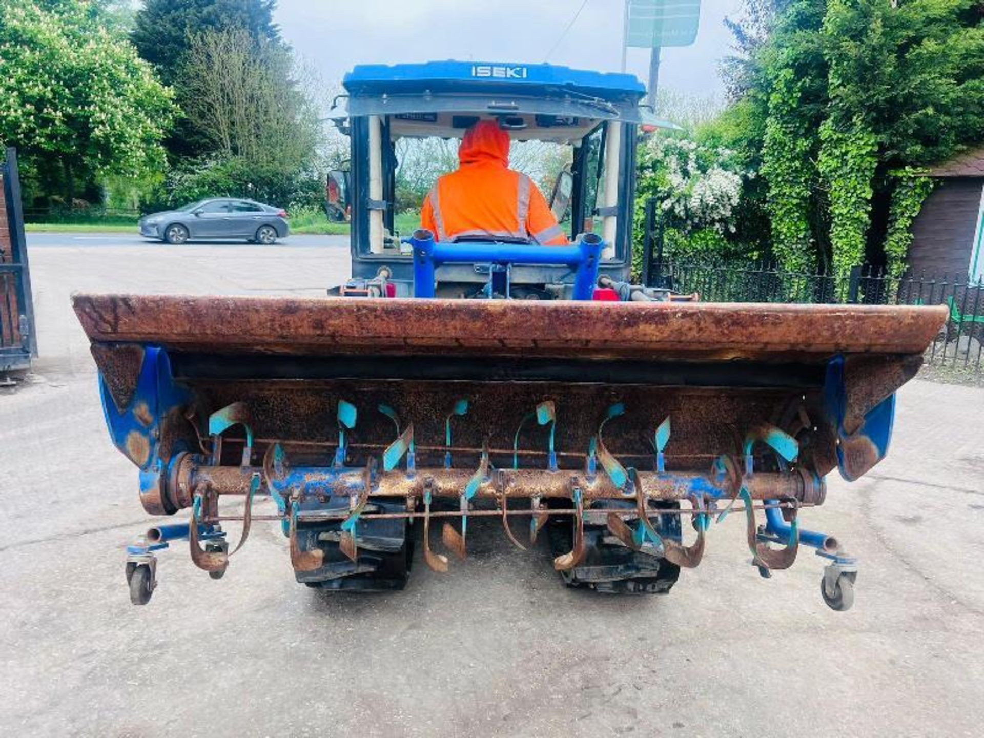 ISEKI TH253 HALF TRACK TRACTOR C/E REAR LINKAGE QUICK HITCH & ROTAVATOR - Bild 14 aus 17