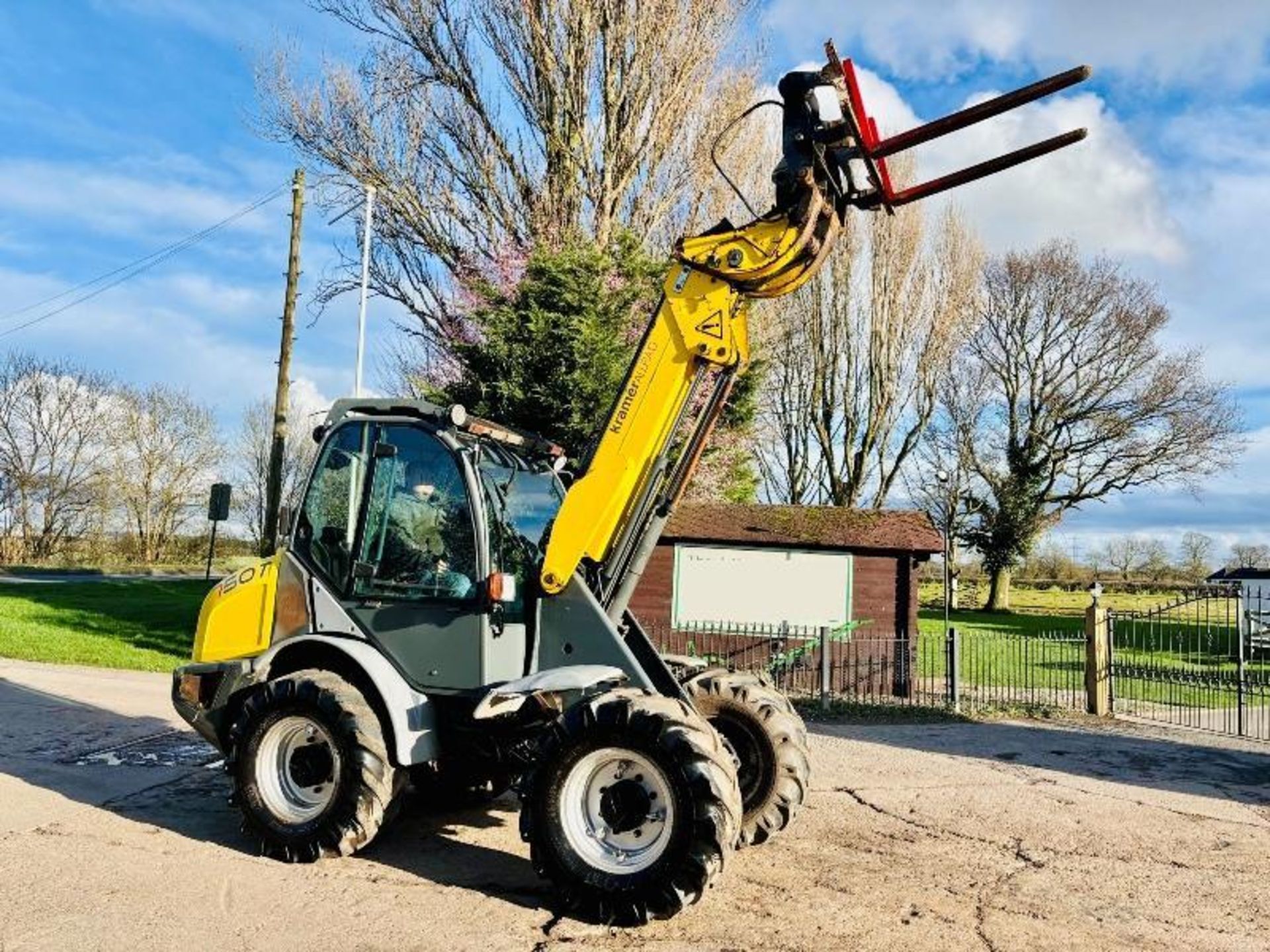 KRAMER 750T 4WD TELEHANDLER *YEAR 2010* C/W PALLET TINE  - Bild 5 aus 17