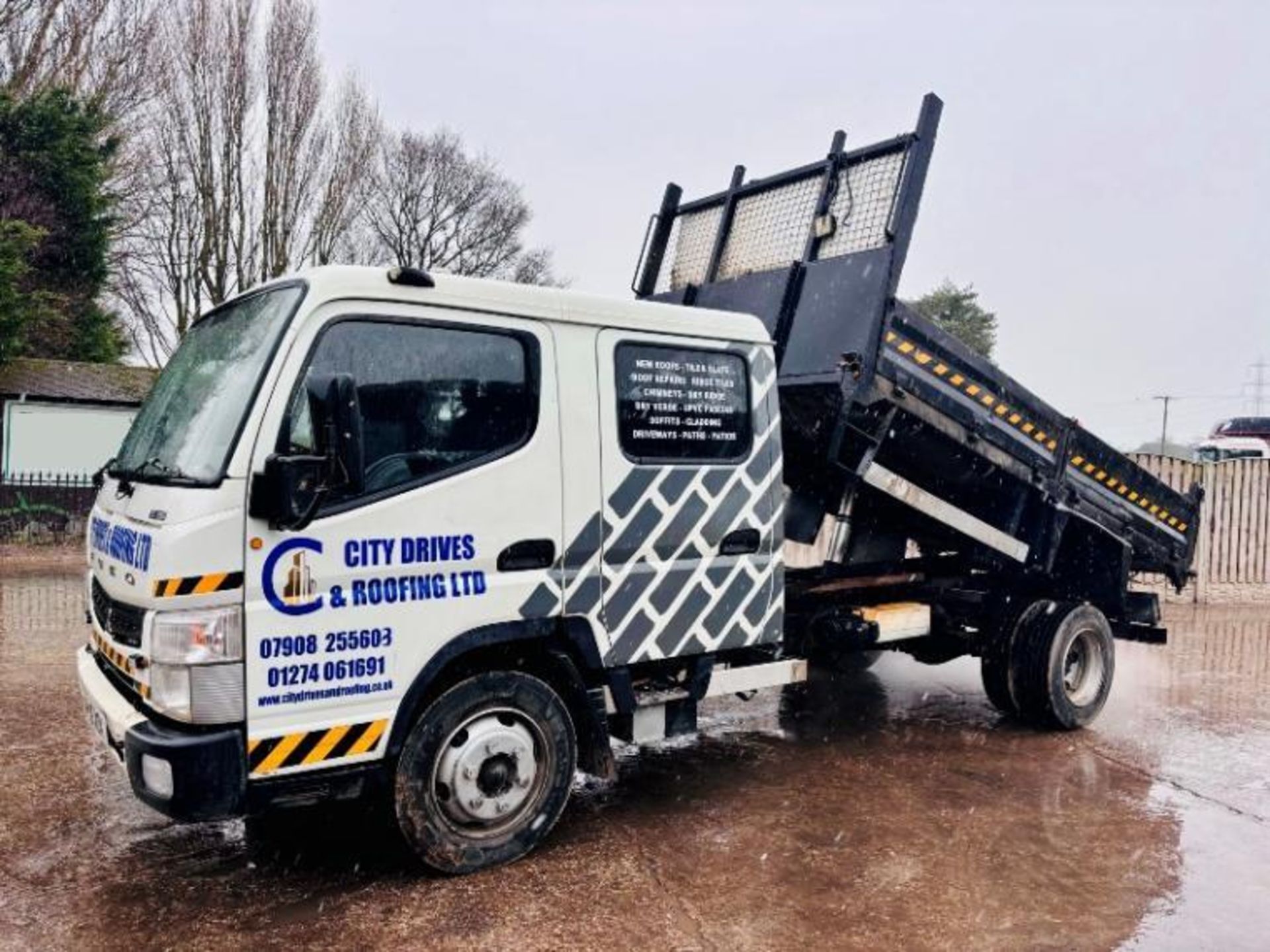 MITSUBISHI CANTER FUSO 4X2 TIPPER *YEAR 2015* C/W DOUBLE CAB