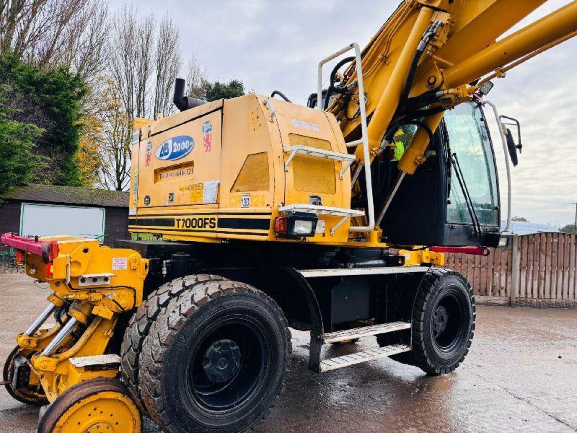 COLMAR T7000FS WHEELED EXCAVATOR C/W TELESCOPIC BOOM & RAILWAY GEAR - Image 19 of 19