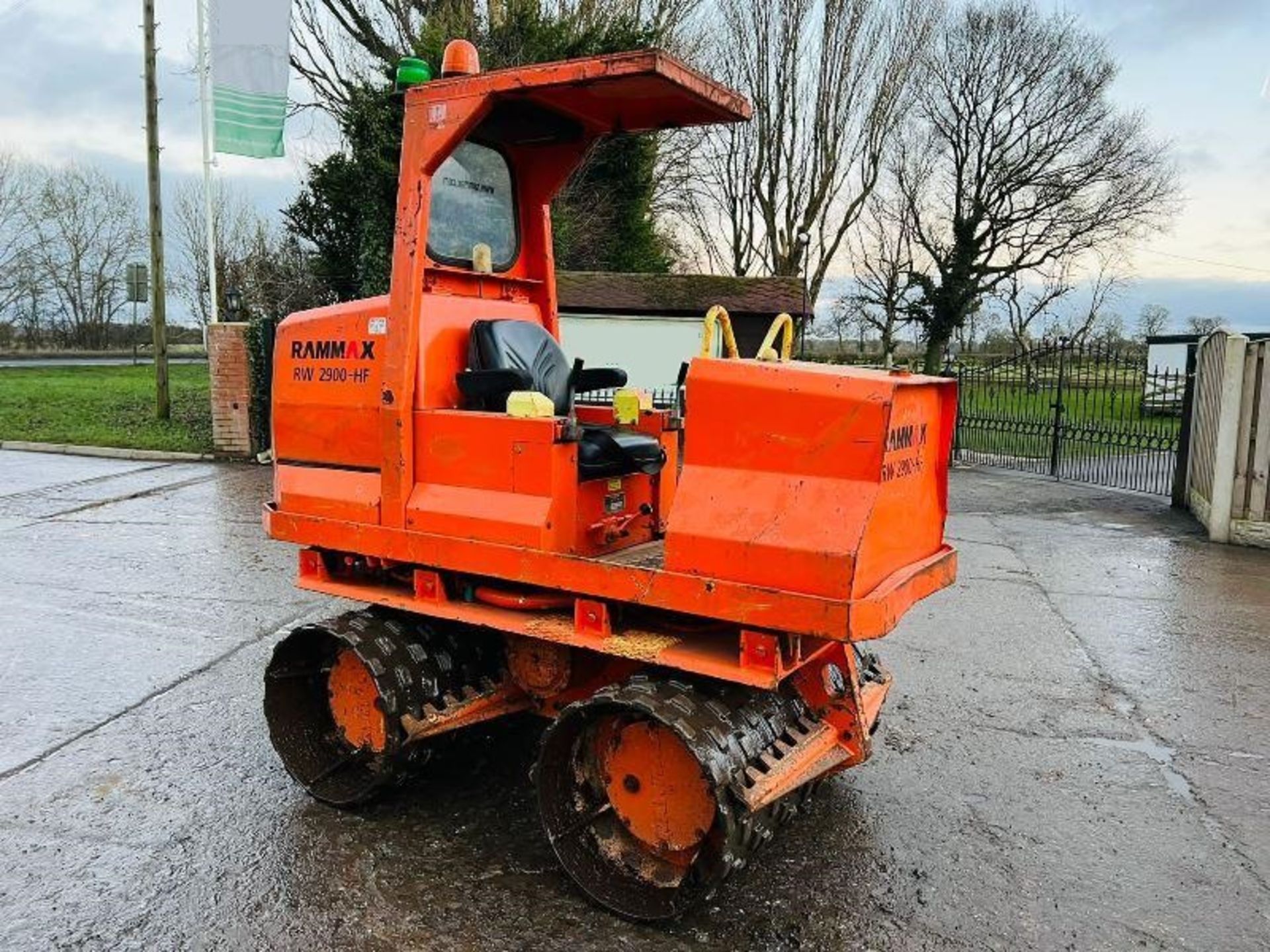 RAMMAX RW2900-HF PADFOOT ROLLER * YEAR 2008 * C/W KUBOTA ENGINE - Image 3 of 11