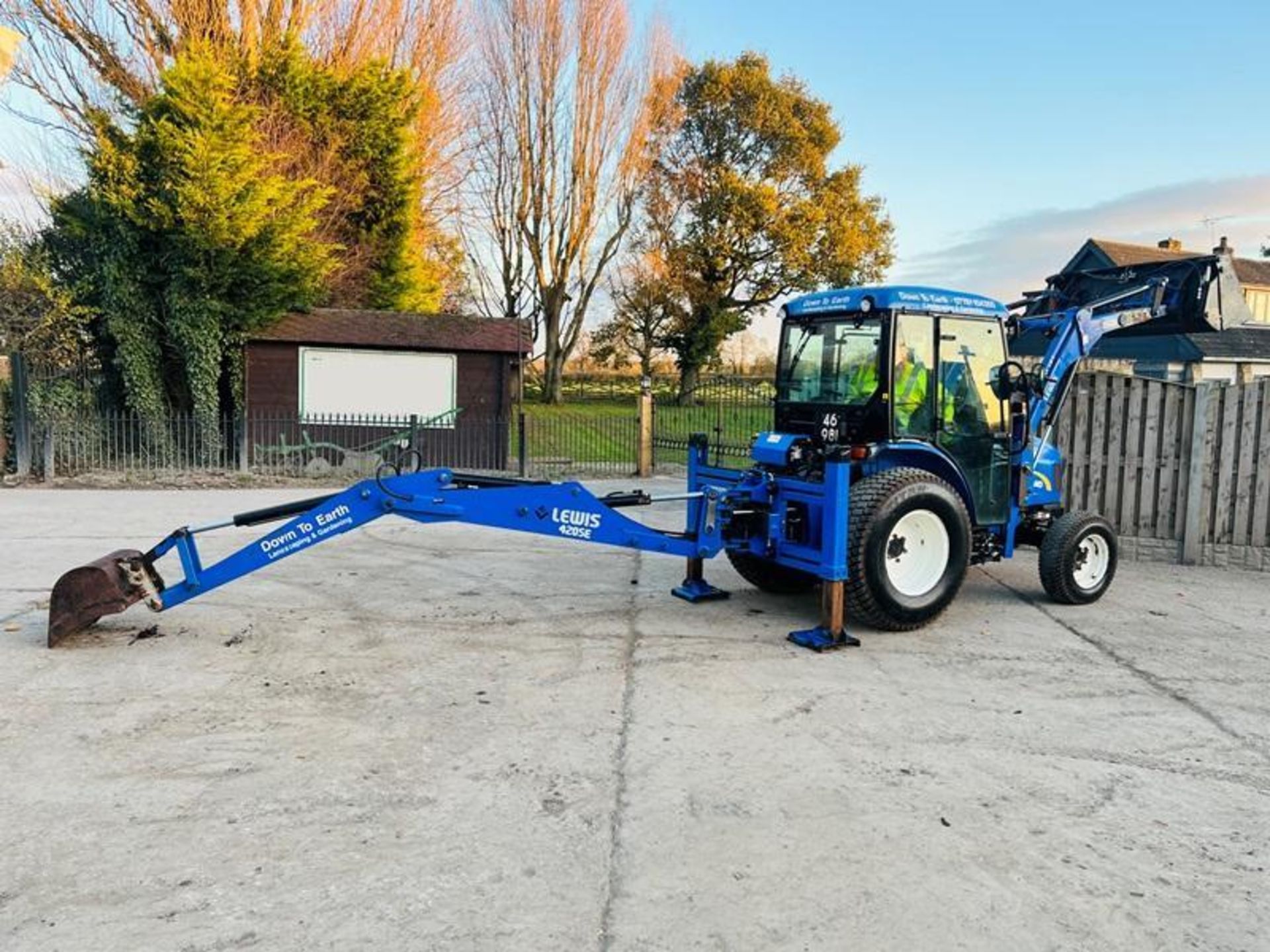 NEW HOLLAND BOOMER 40 4WD TRACTOR *YEAR 2014, ONLY 737 HRS* C/W LOADER & BACK TRACTOR - Bild 8 aus 19