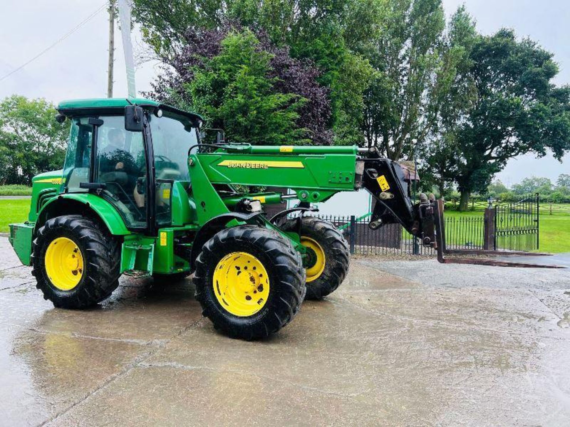 JOHN DEERE 3800 4WD TELEHANDLER C/W PIN & CONE HEAD STOCK - Image 6 of 18