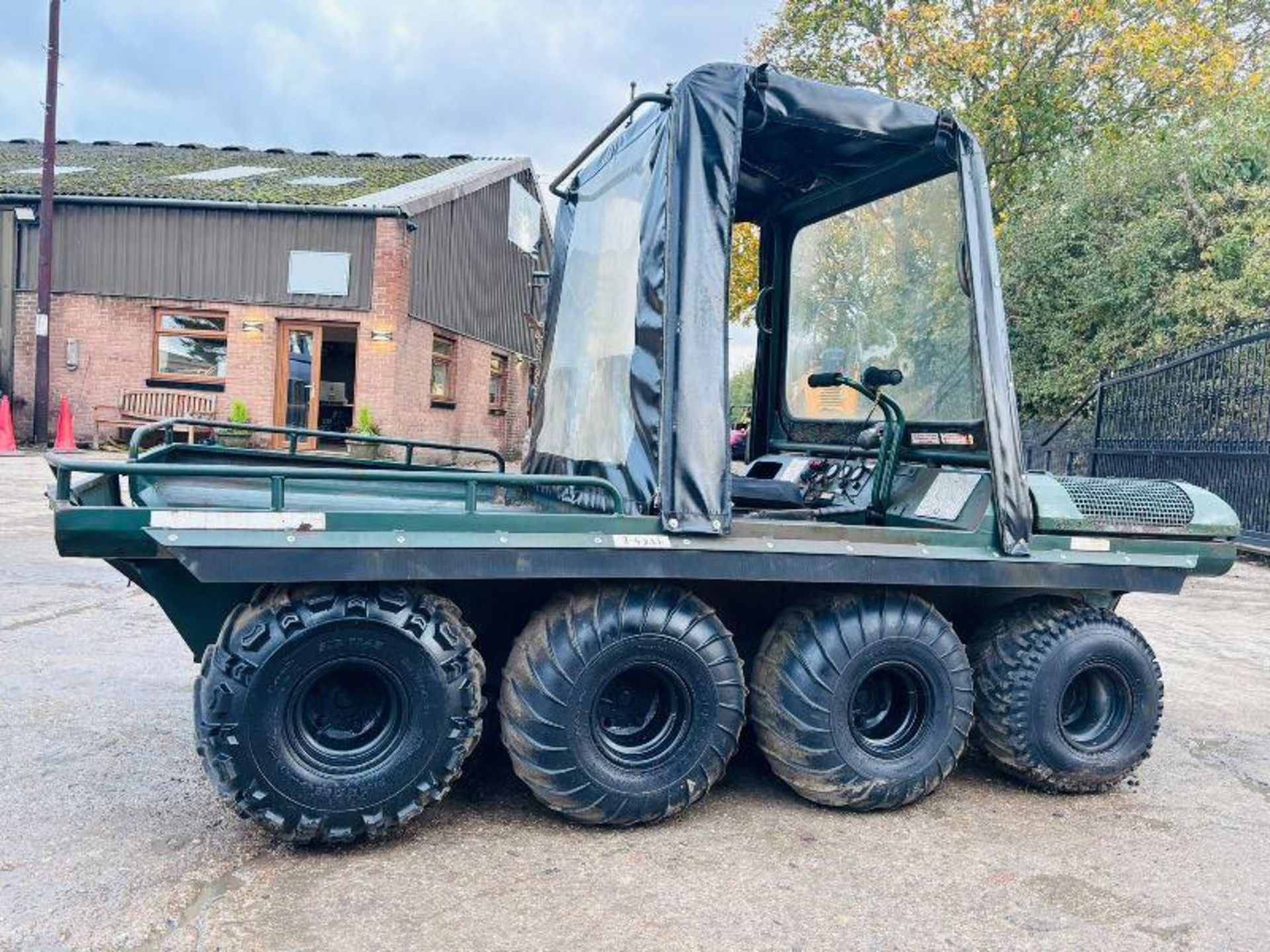 HILLCAT 8WD UTLITY VEHICLE C/W EASY SHEET CANOPY. - Image 12 of 13