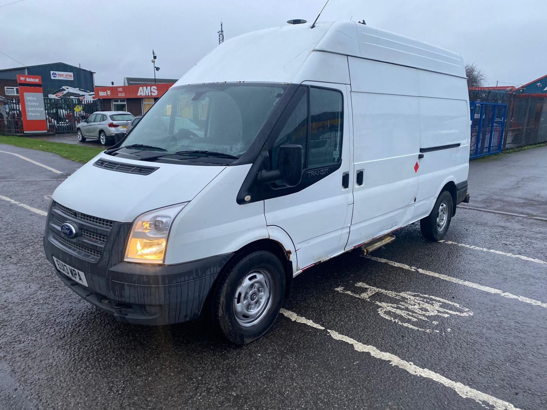 2013 13 FORD TRANSIT 350 WORKSHOP VAN - 113K MILES - 2.2 RWD - INTERNAL RACKING - ON BOARD ELECTRICS