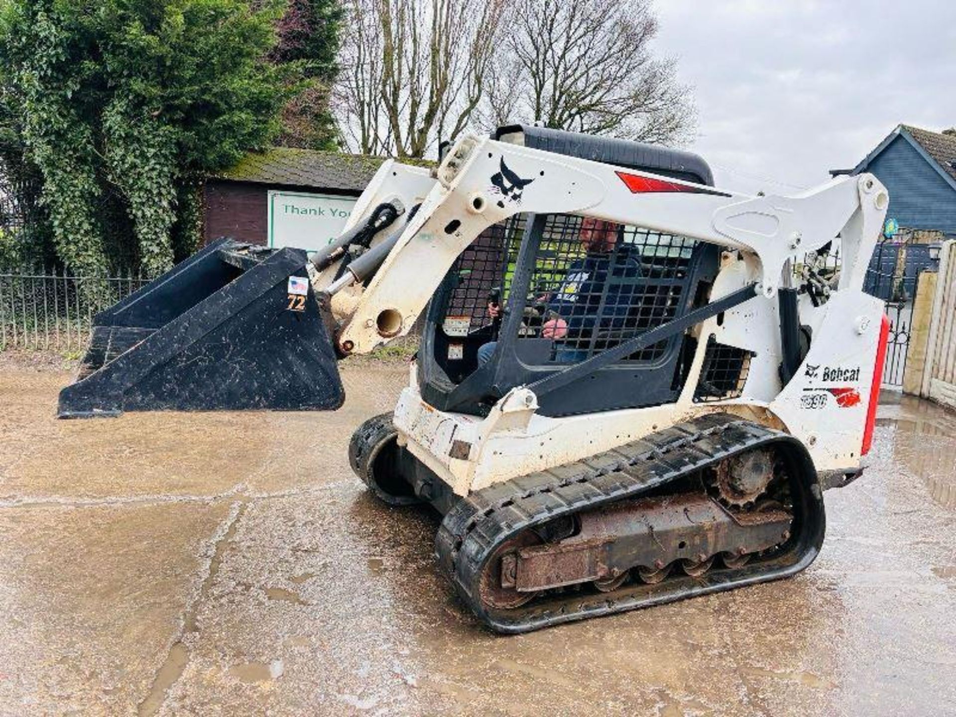 BOBCAT T590 TRACKED SKIDSTEER *YEAR 2019, 3554 HOURS* C/W BUCKET - Image 12 of 19