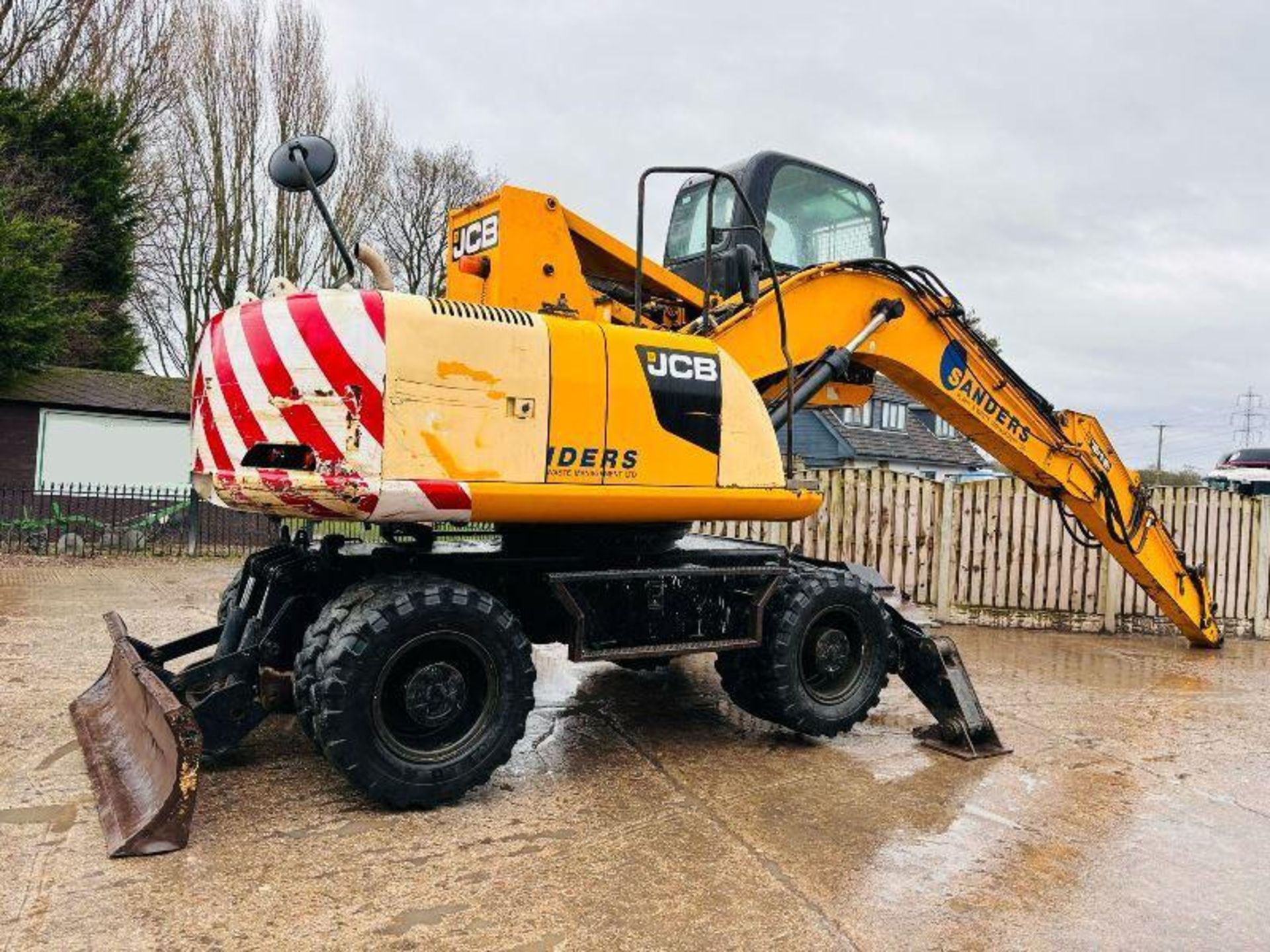 JCB JS175W WHEELED EXCAVATOR *YEAR 2012* C/W FRONT BLADE - Image 4 of 19