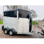 IFOR WILLIAMS TWIN AXLE HORSE BOX *YEAR 2022* C/W PARTITION 