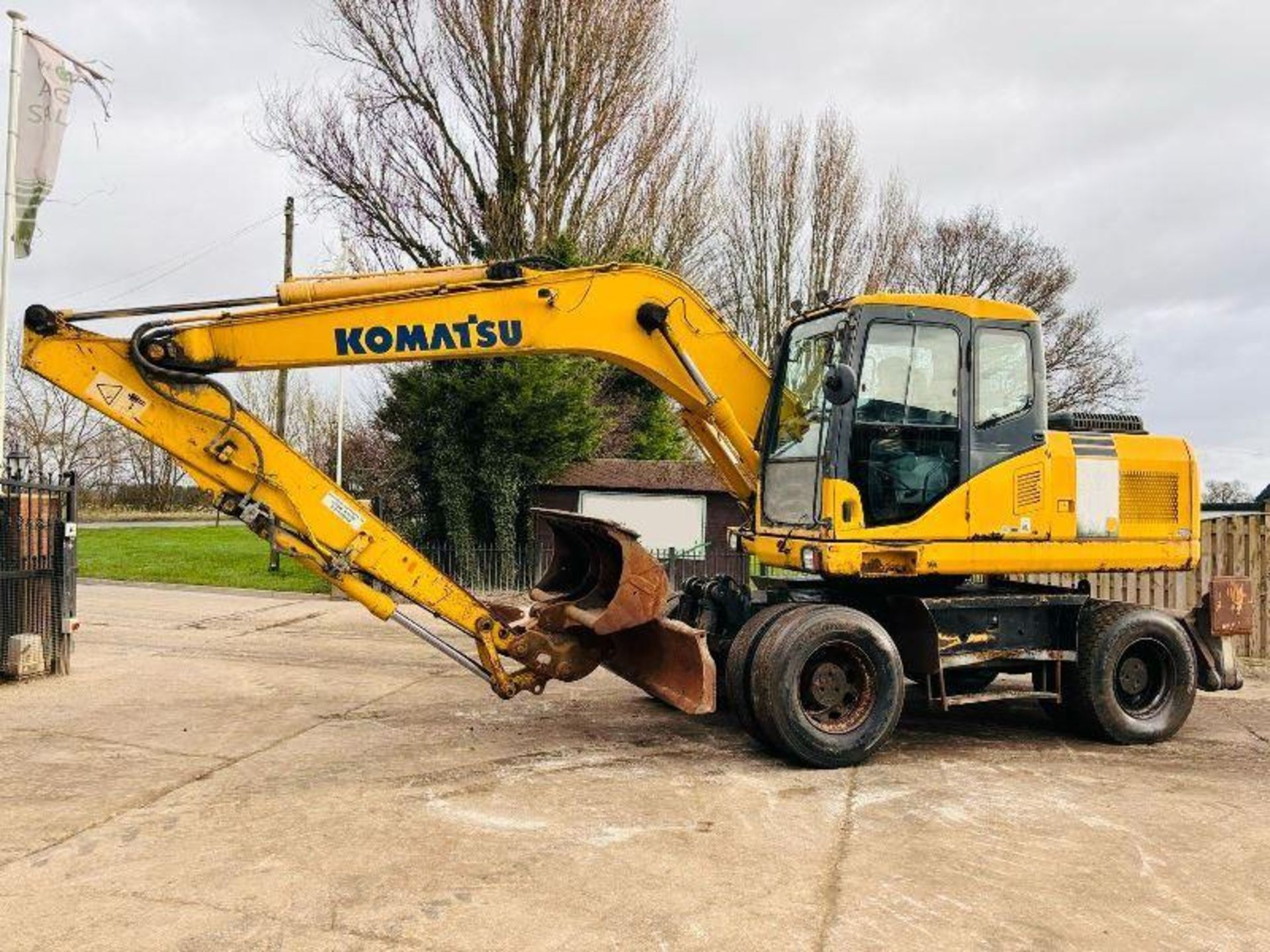 KOMATSU PW160ES-7K 4WD WHEELED EXCAVATOR C/W QUICK HITCH - Image 12 of 14