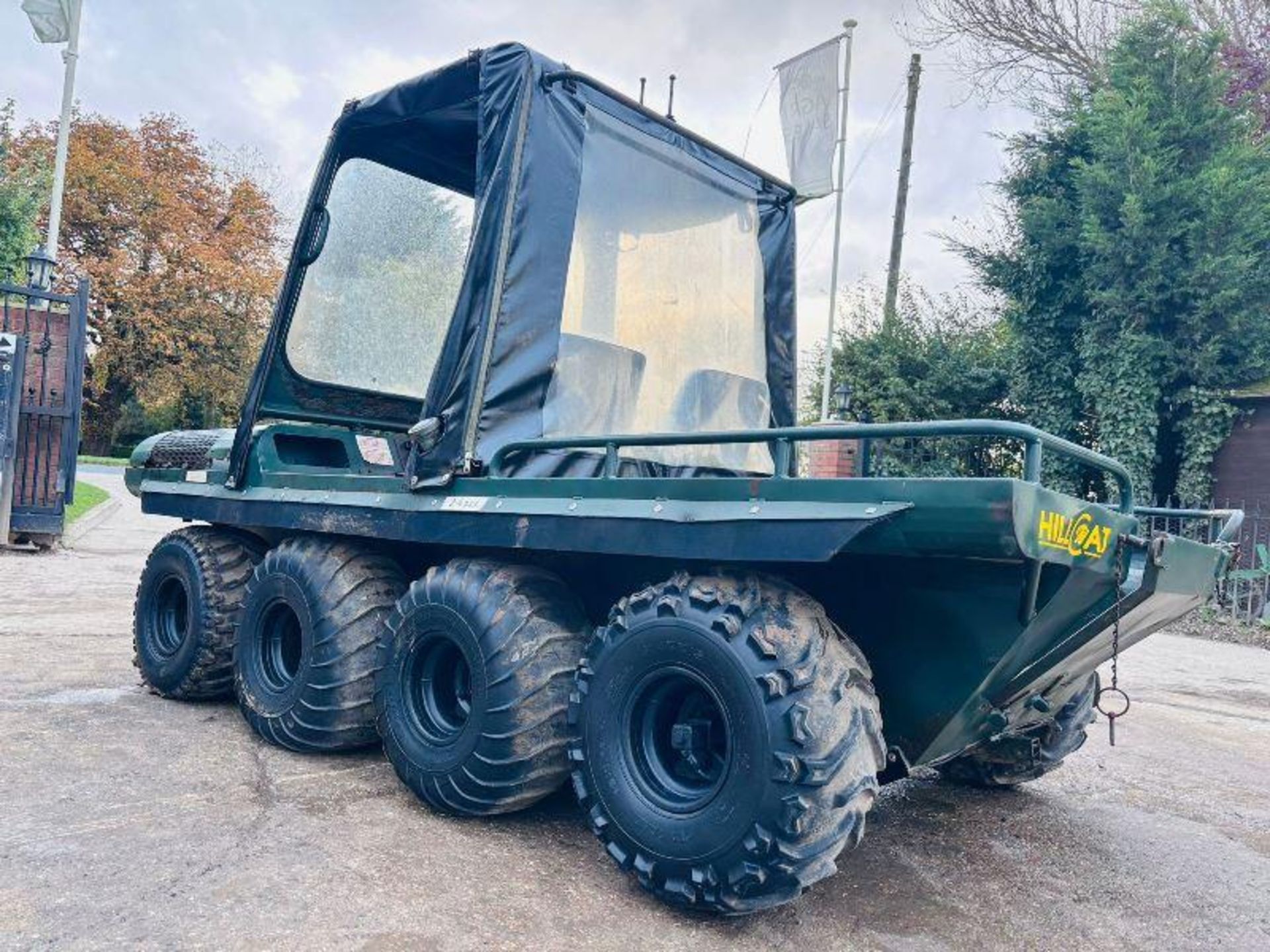 HILLCAT 8WD UTLITY VEHICLE C/W EASY SHEET CANOPY. - Image 6 of 13